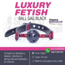 MORDAZA BOLA PARA LA BOCA LUXURY FETISH BALL GAG